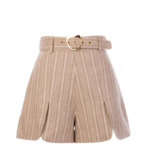 Hesh014 Hevron Tawny Stripe Short