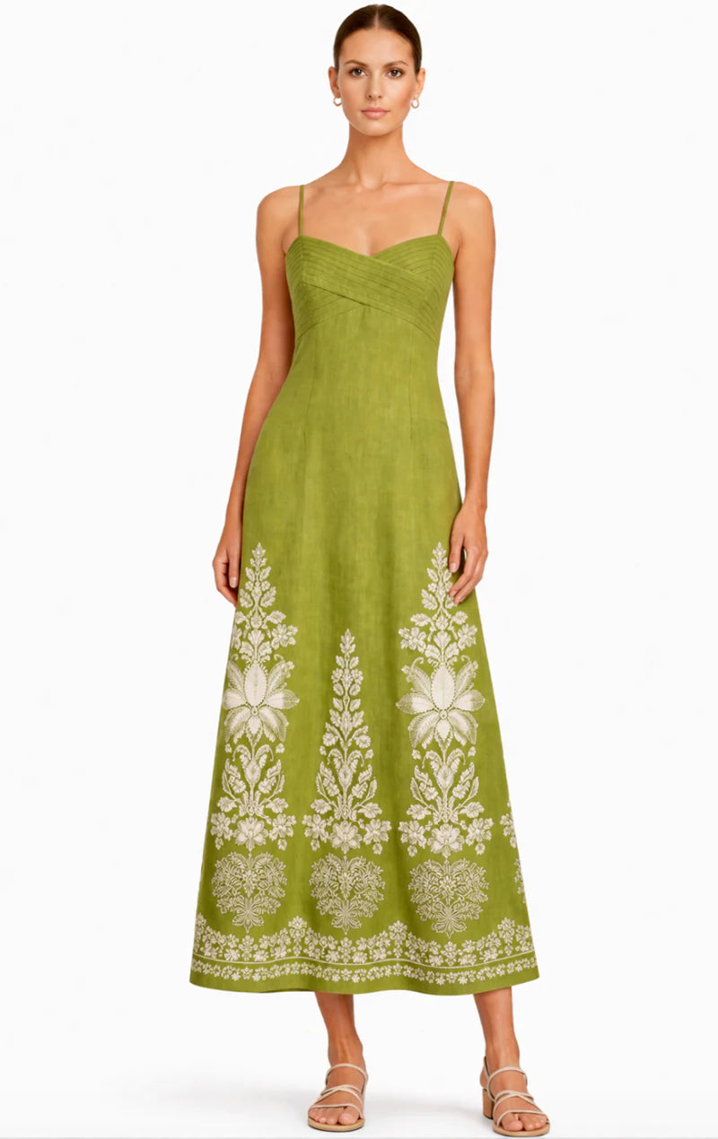 Ancarl Green Maxi Dress