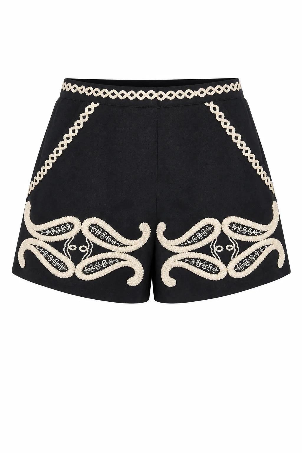 Ne008 Como Raffia Shorts