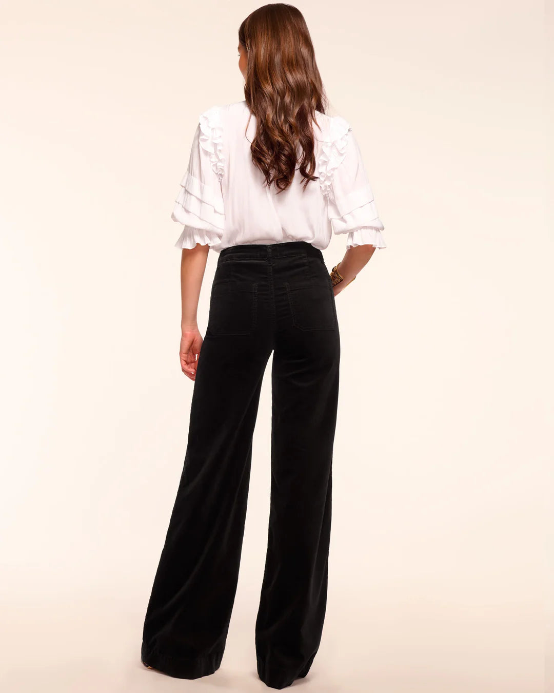 Ra5002 Cindy Wide Leg - Black Velvet