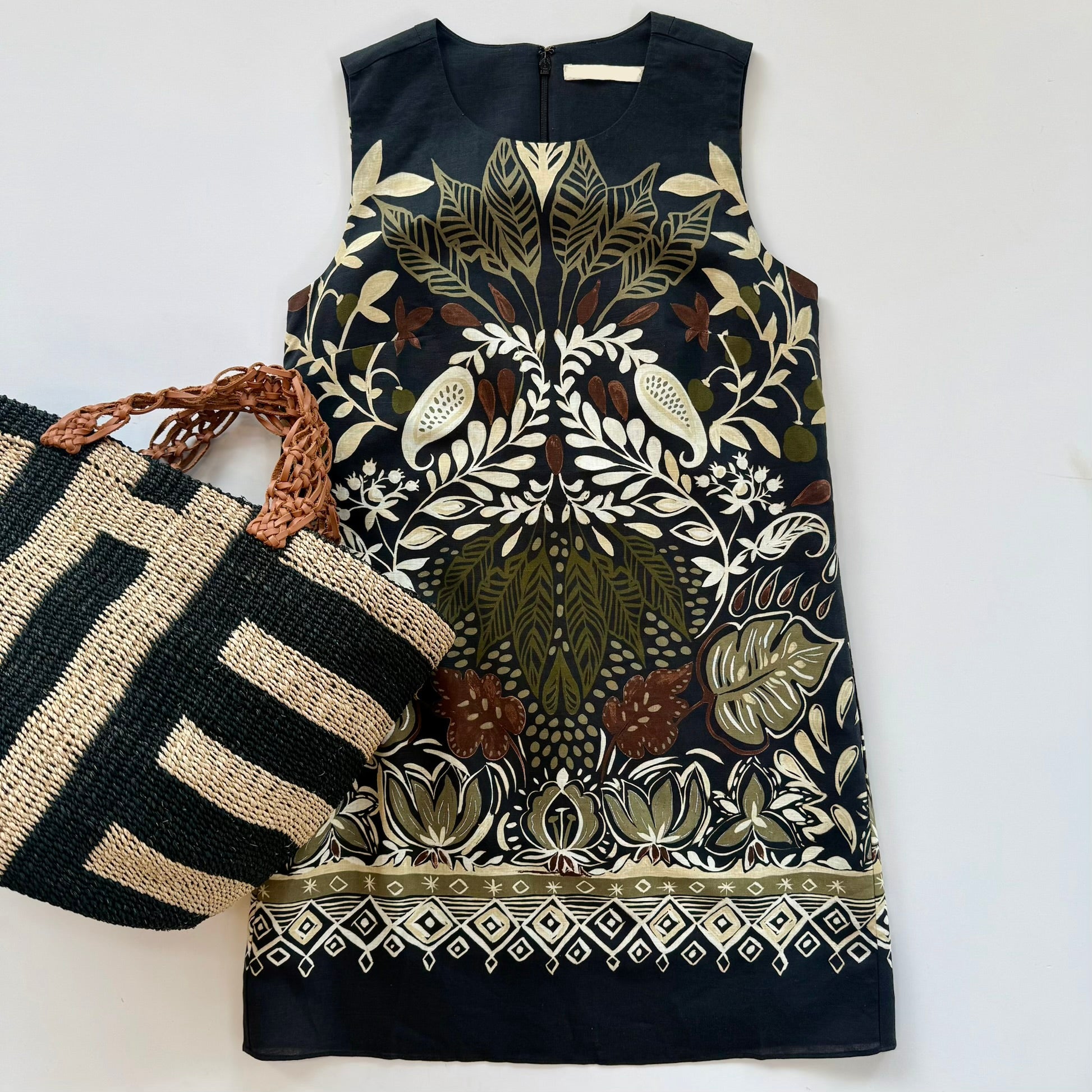Ma281c Tribal Shift Dress