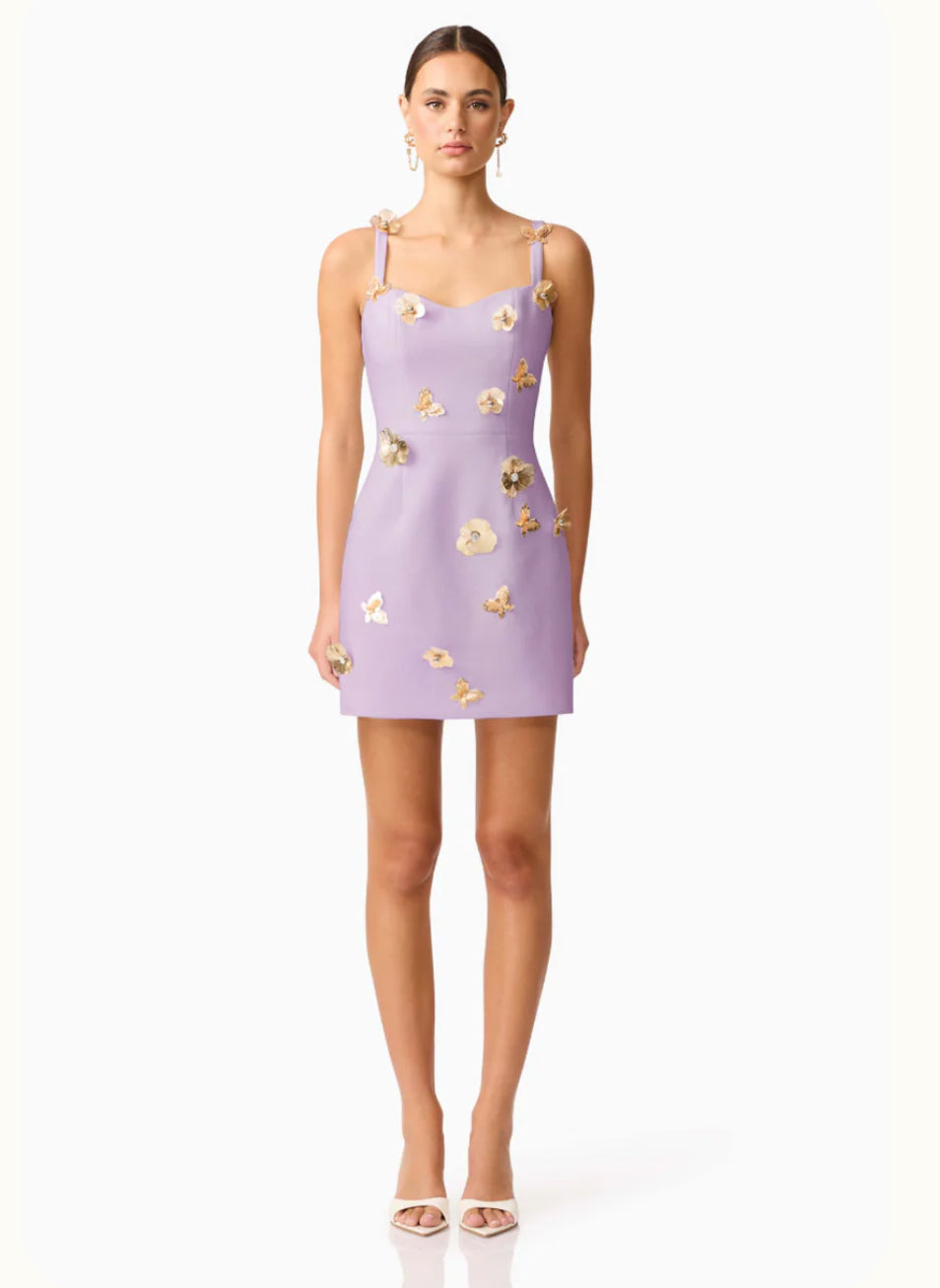 El2537 Lilac Sweetheart Mini Dress