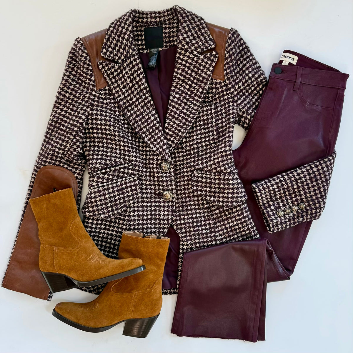 Smfa26118 Equestrian Blazer - Plum