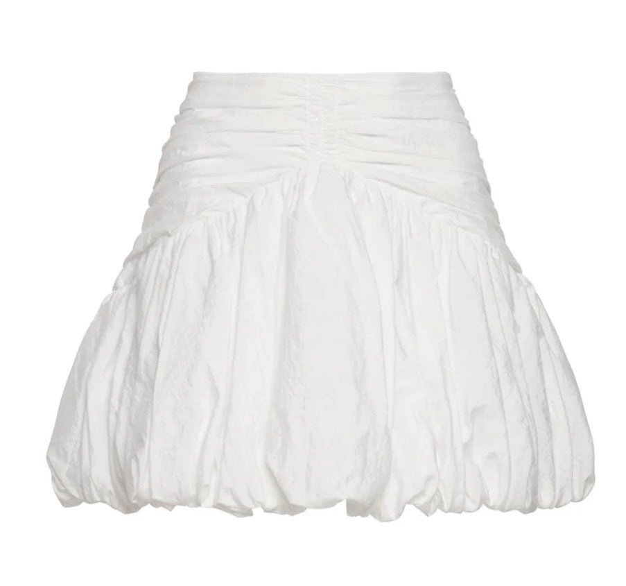 Ci60051 White Bubble Skirt