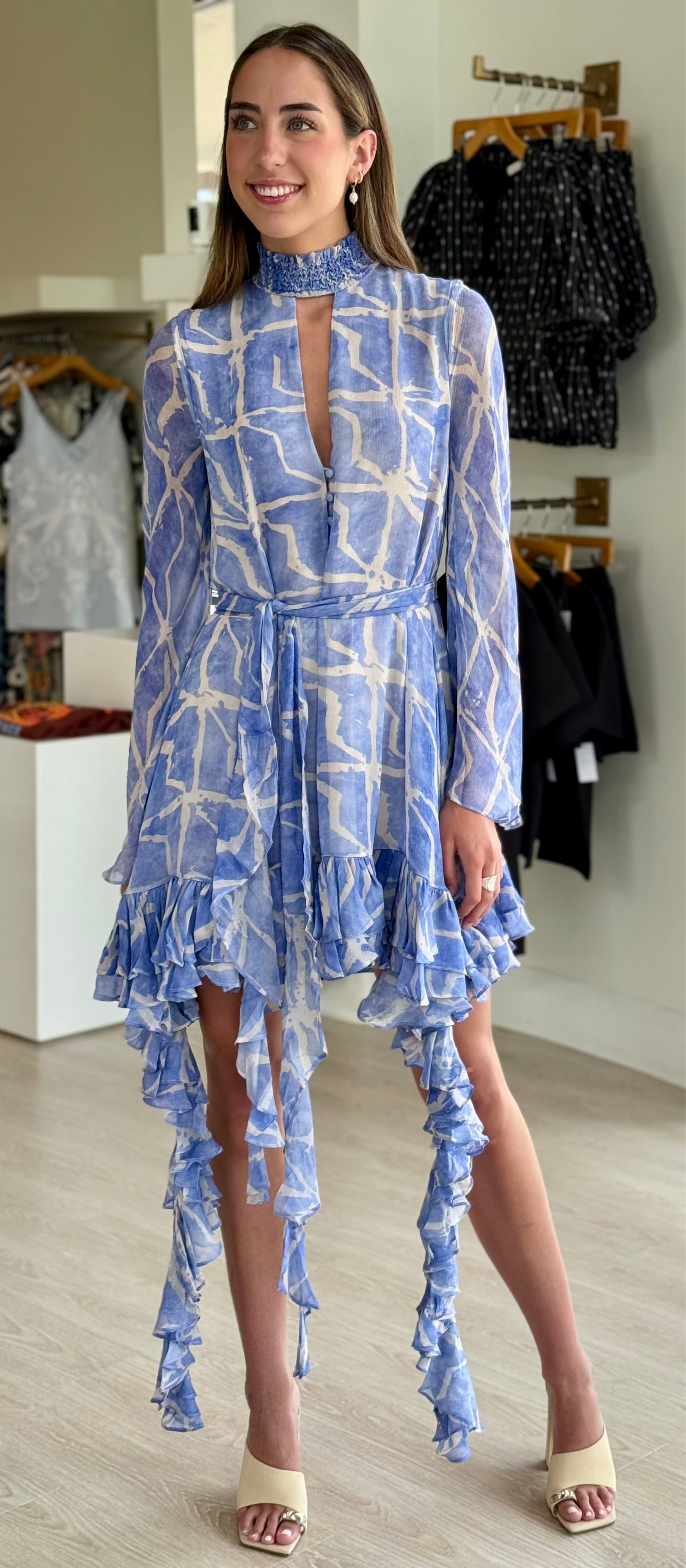 Al0655 Amalia Dress - Arctic Blue