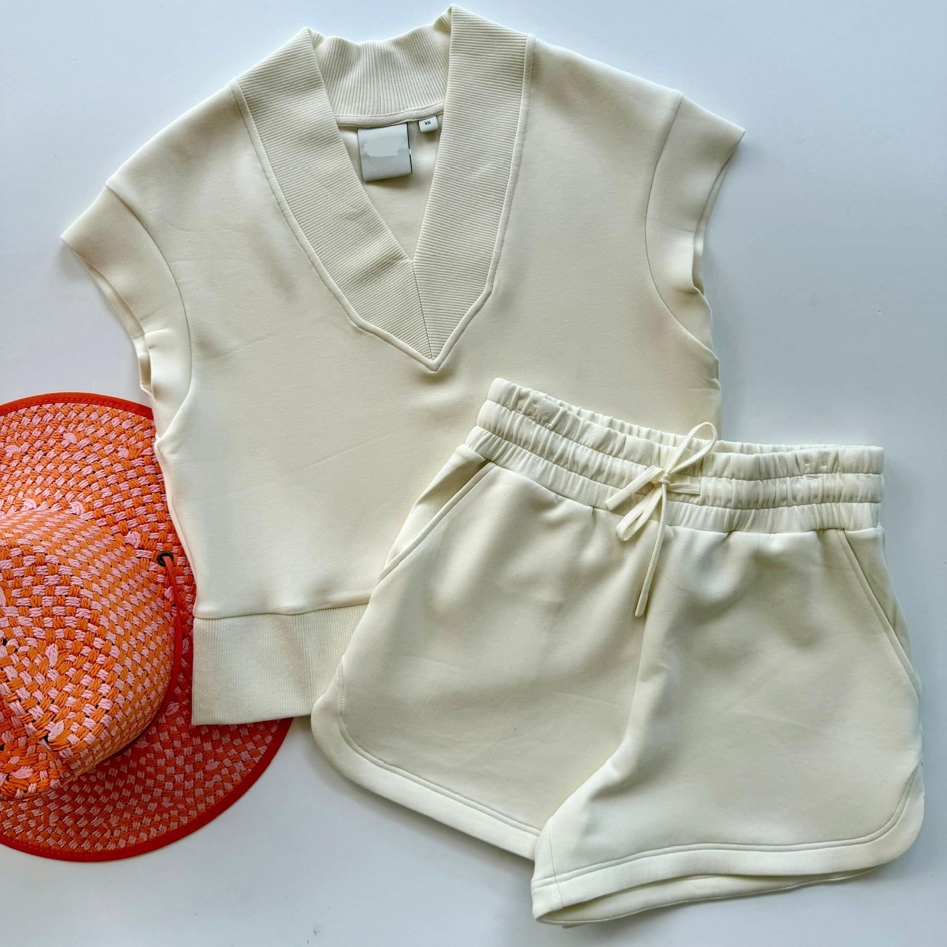 Va01758 SET - Cream Short Set