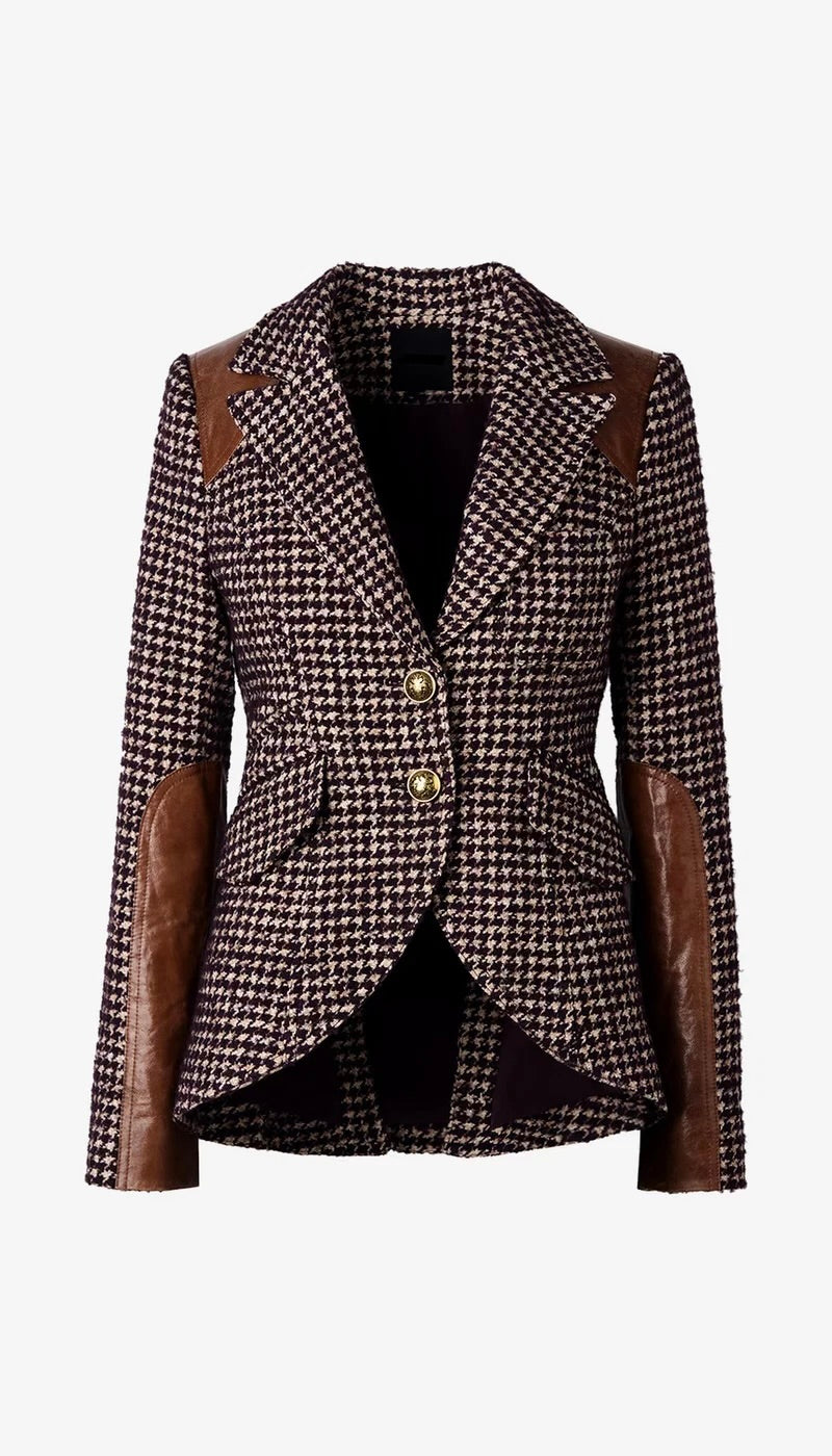 Smfa26118 Equestrian Blazer - Plum