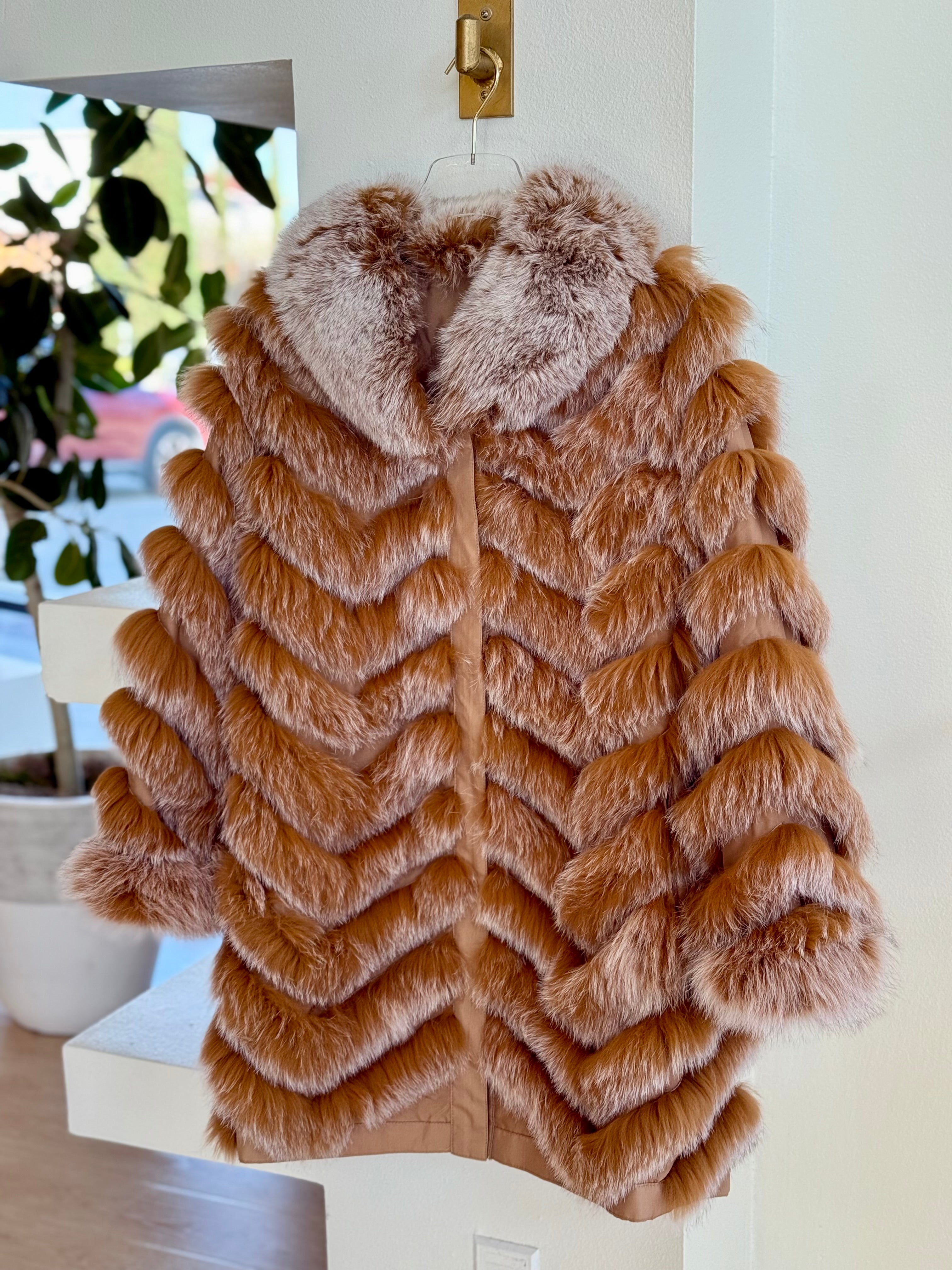 Di3040 Reversible Travel Coat - Camel