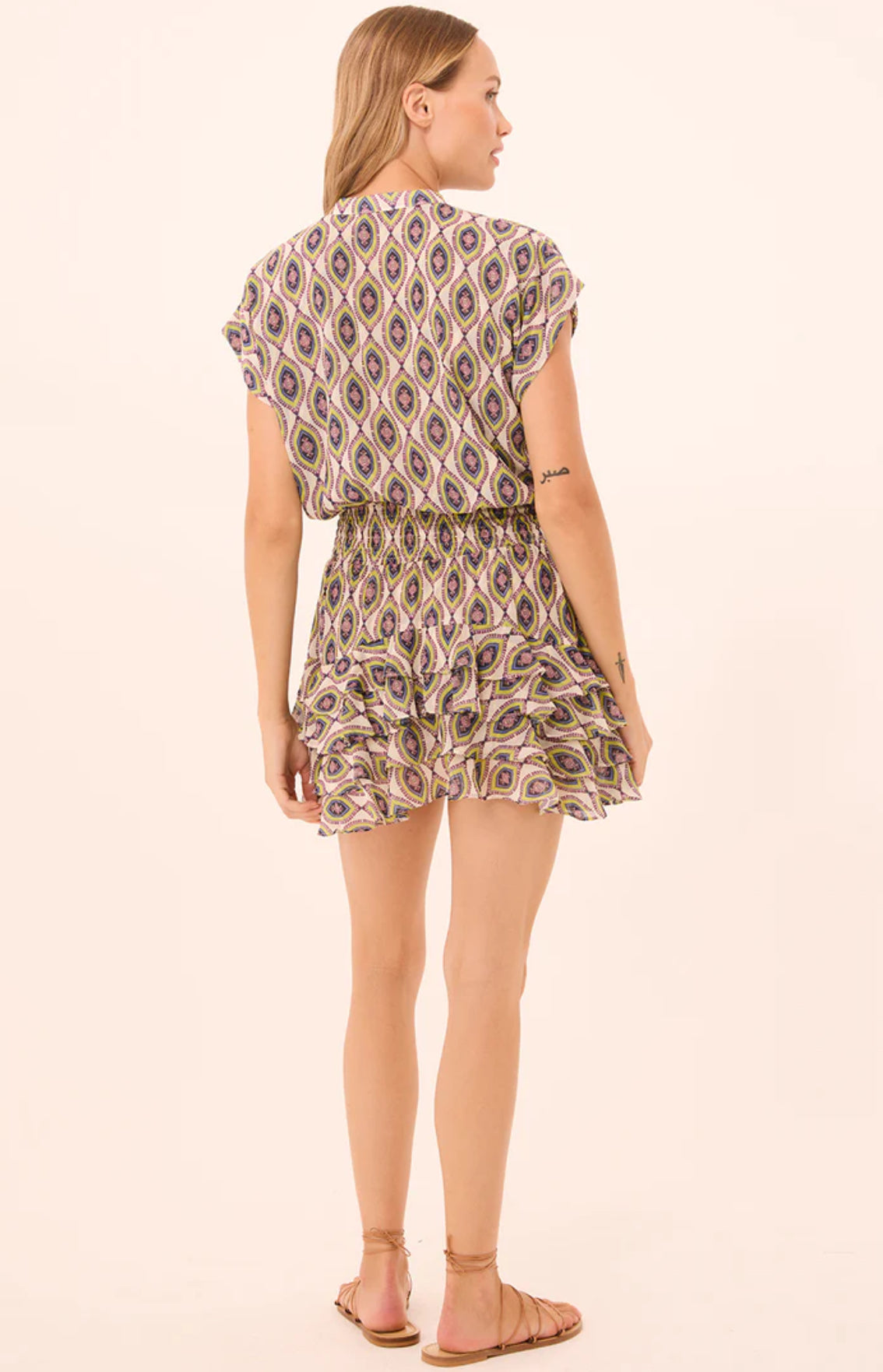 Mi9552 Chiffon Mini Dress