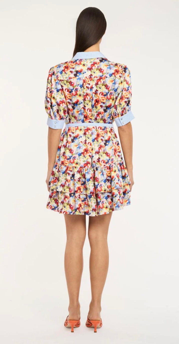 Cizd339711 Wildflower Belted Dress