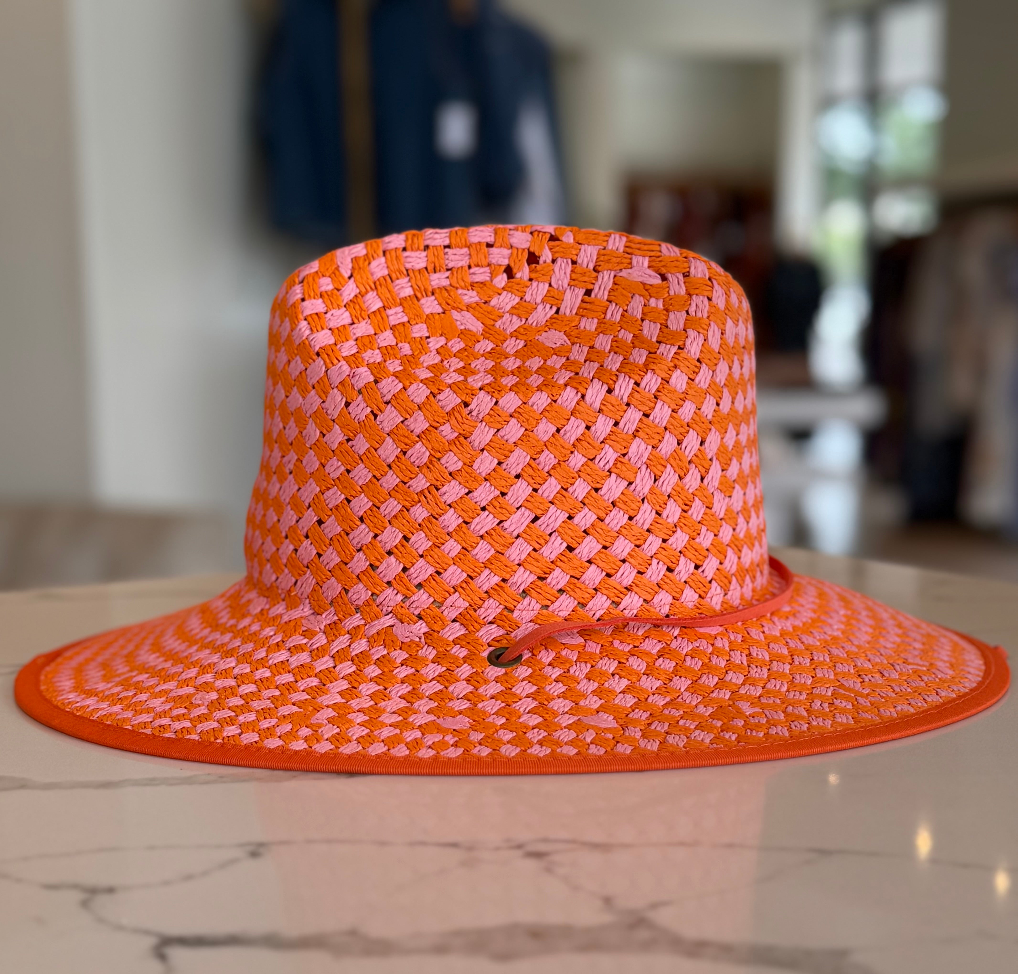 Orange/Pink Summer Hat