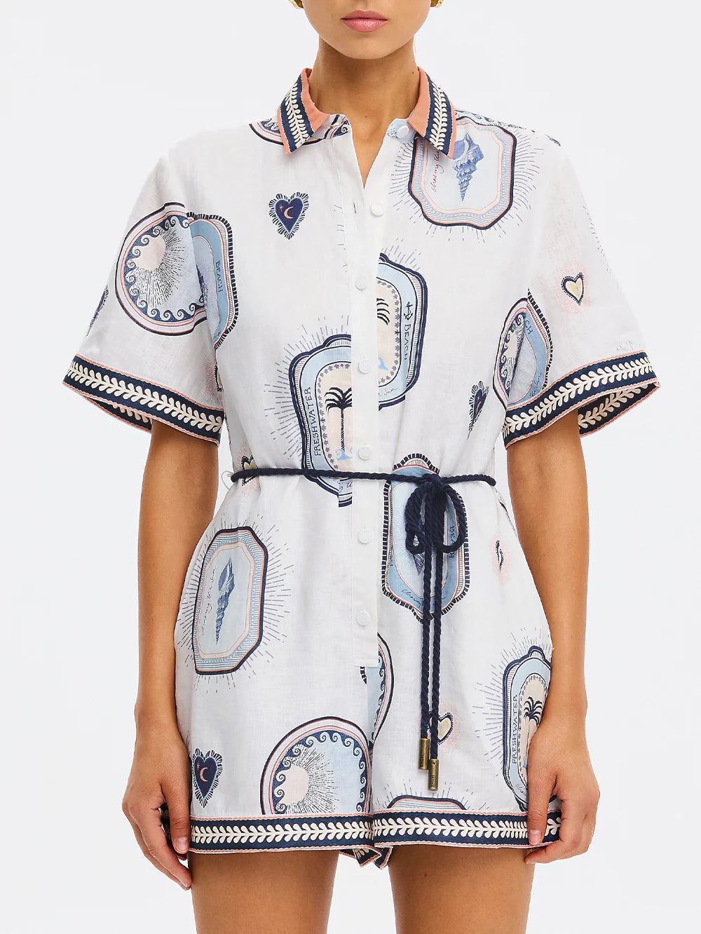 Kiy53 Seashell Romper