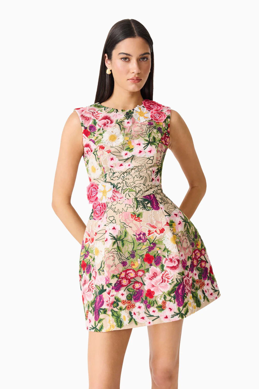 El5012632 Floral Tulip Dress