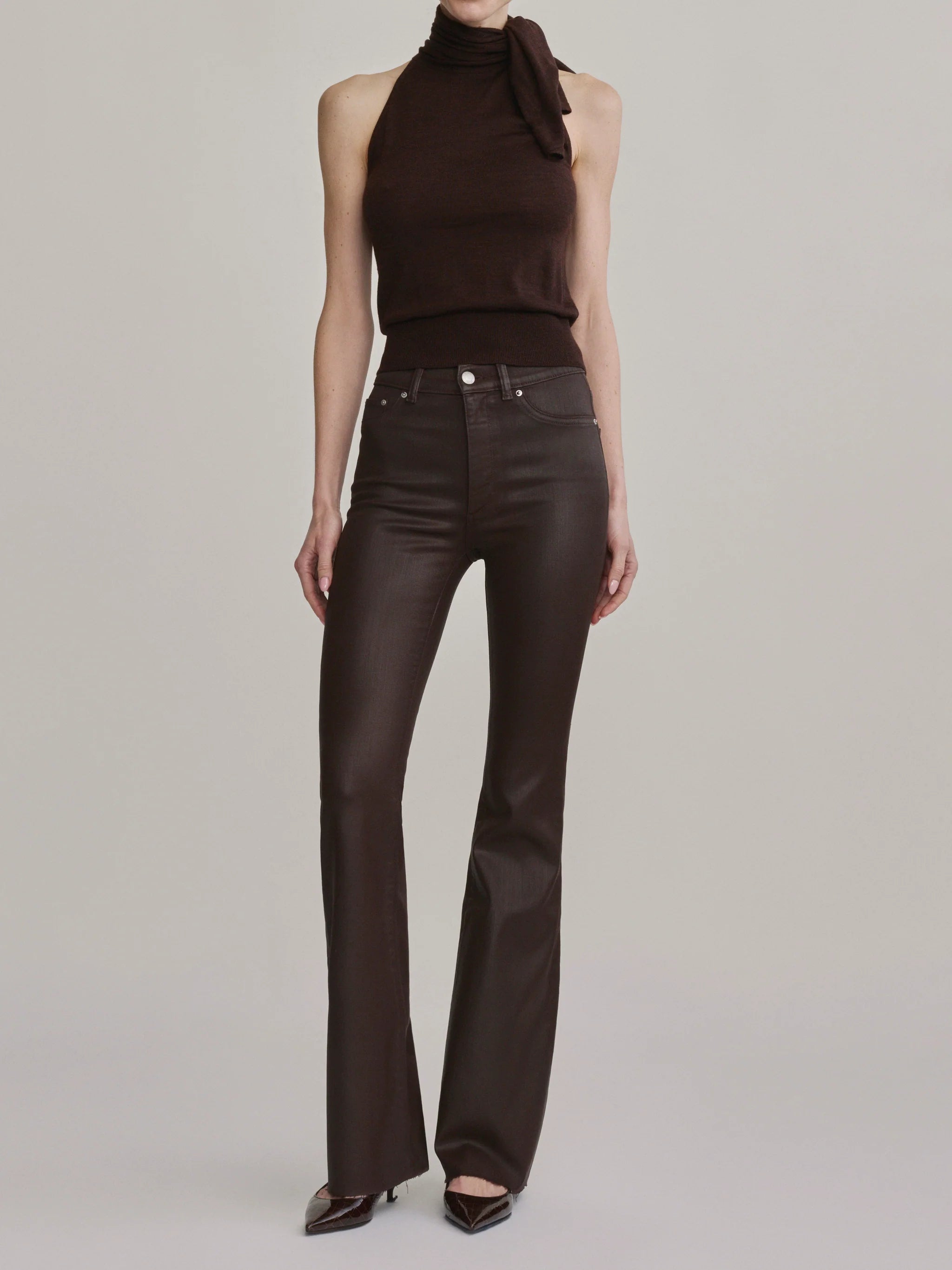 Dl14472 Bridget Long Bootcut - Elm Coated