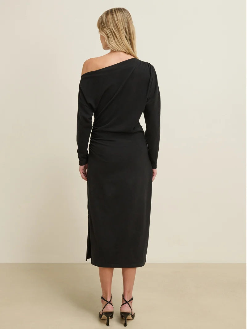 Na51626 Off Shoulder Jersey Dress
