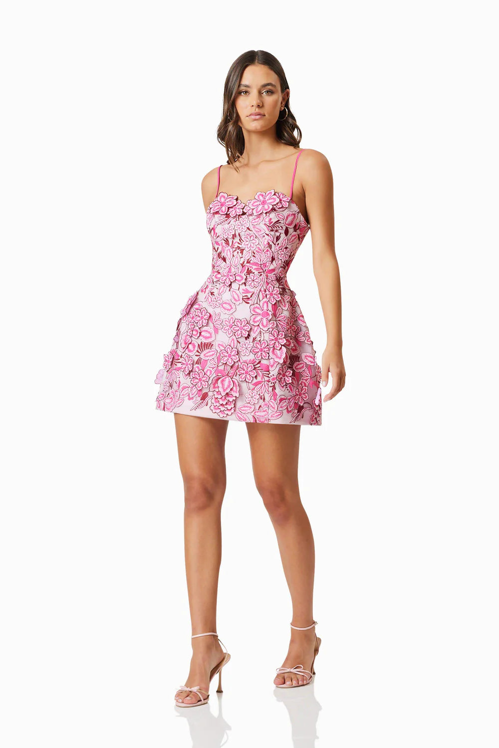 El3092405 Rosette Mini Dress