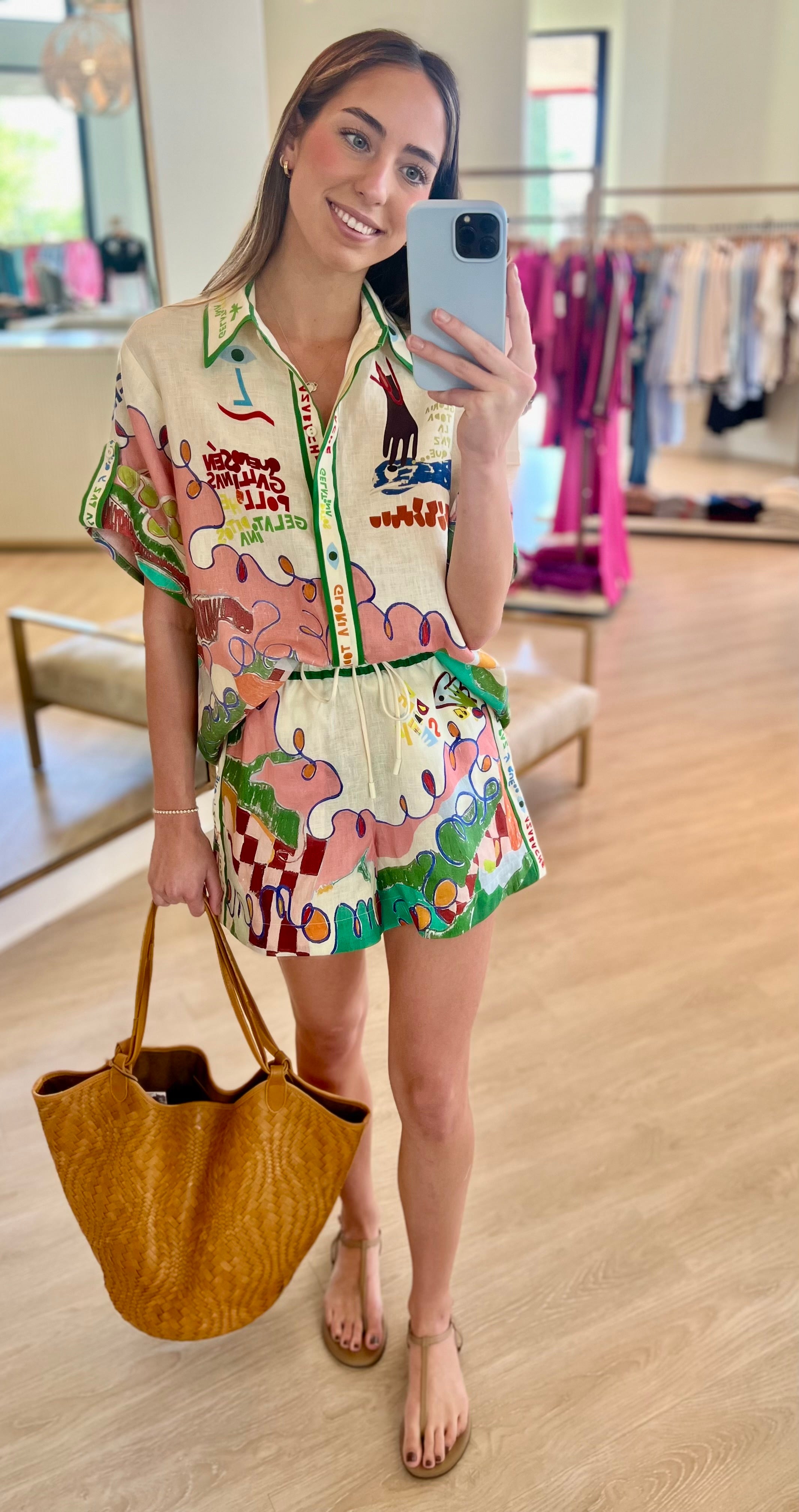 Al4097 Alemais Nadia Tropical Short