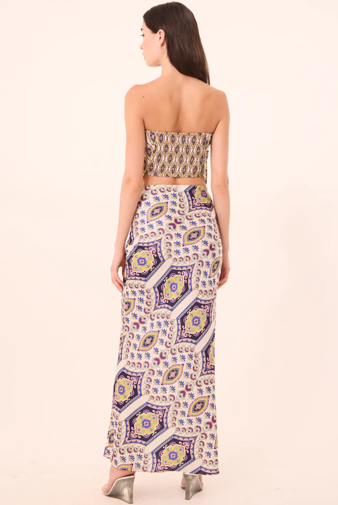 Mi9547 Set - Scarf Top & Skirt