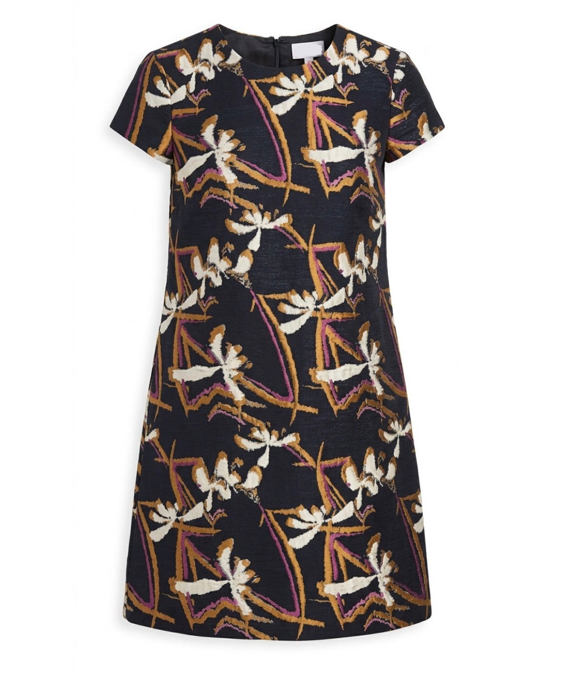Ne055 Kyoto Jacquard Shift Dress
