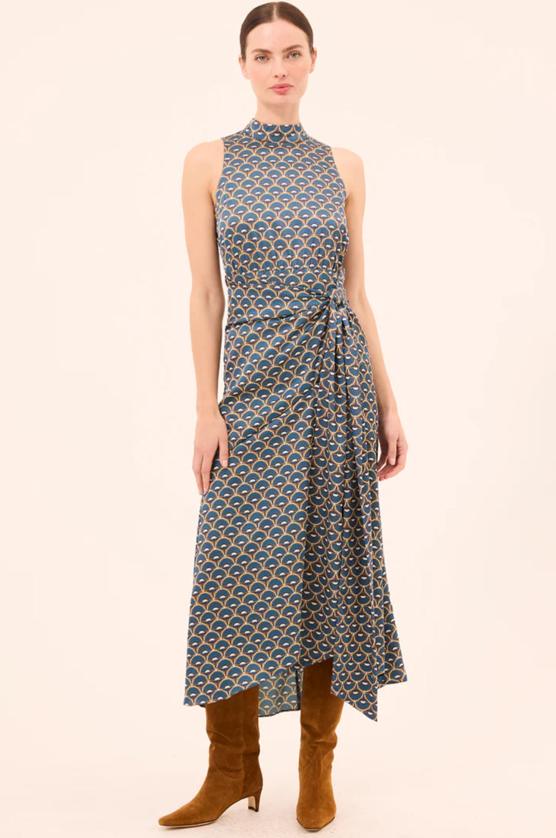 Mi9424 Dandelions Satin Dress