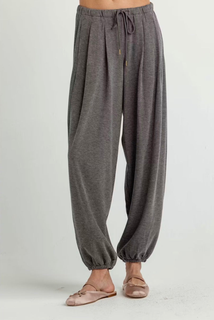 Su113 Heather Pinstripe Pants