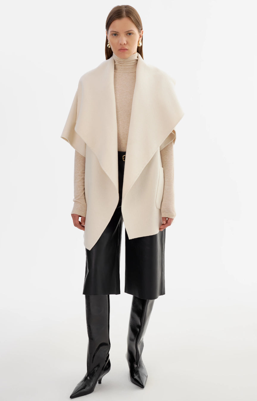 Lapenelope Whisper White Wrap Jacket