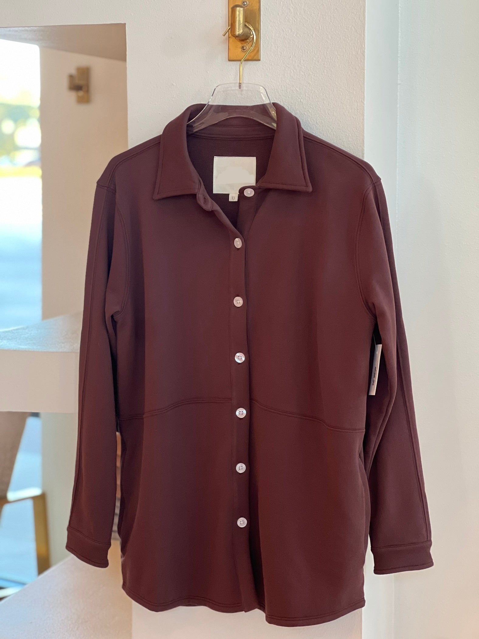 Le5032 Le Marais Chocolate Shacket
