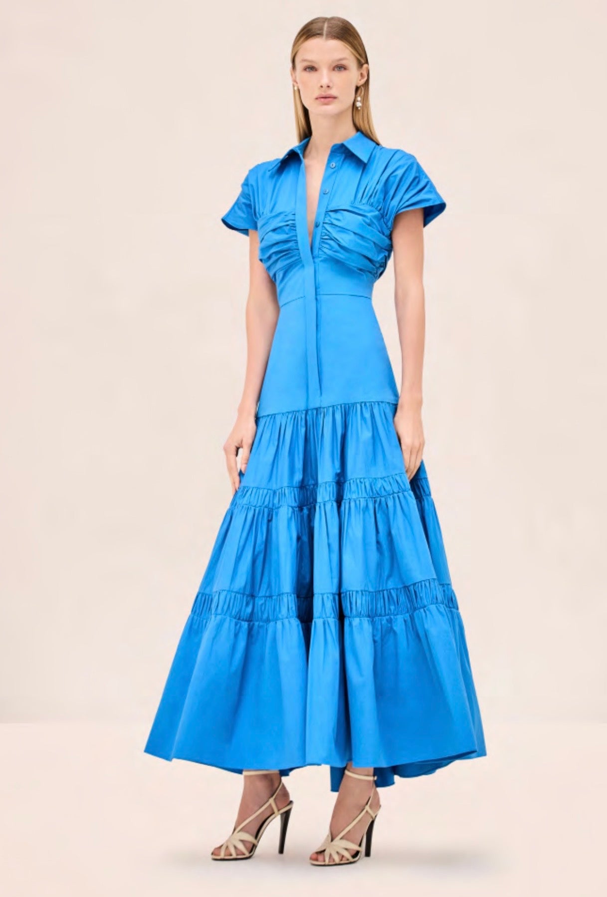 Alcarosini Blue Midi Dress