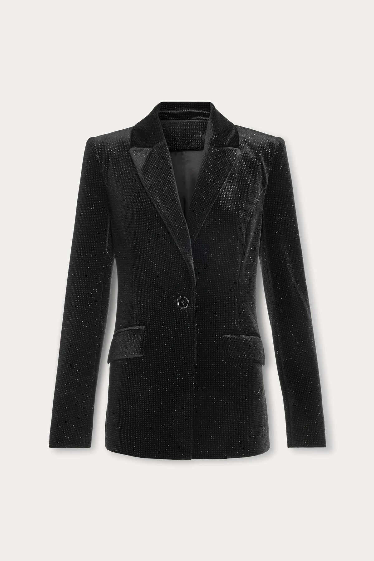 Raa4037 Velvet Sparkle Blazer
