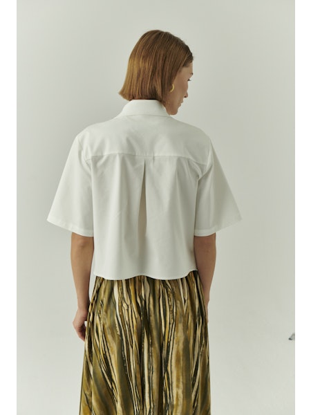 Ex5108 Cream Knit Button Top