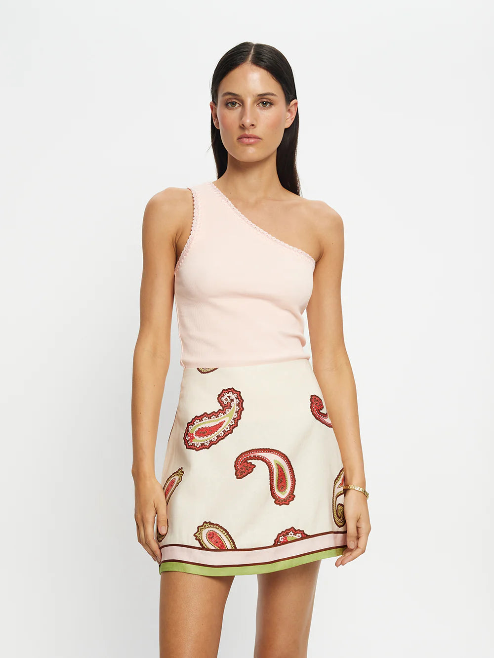 Kis46 Paisley Mini Skirt