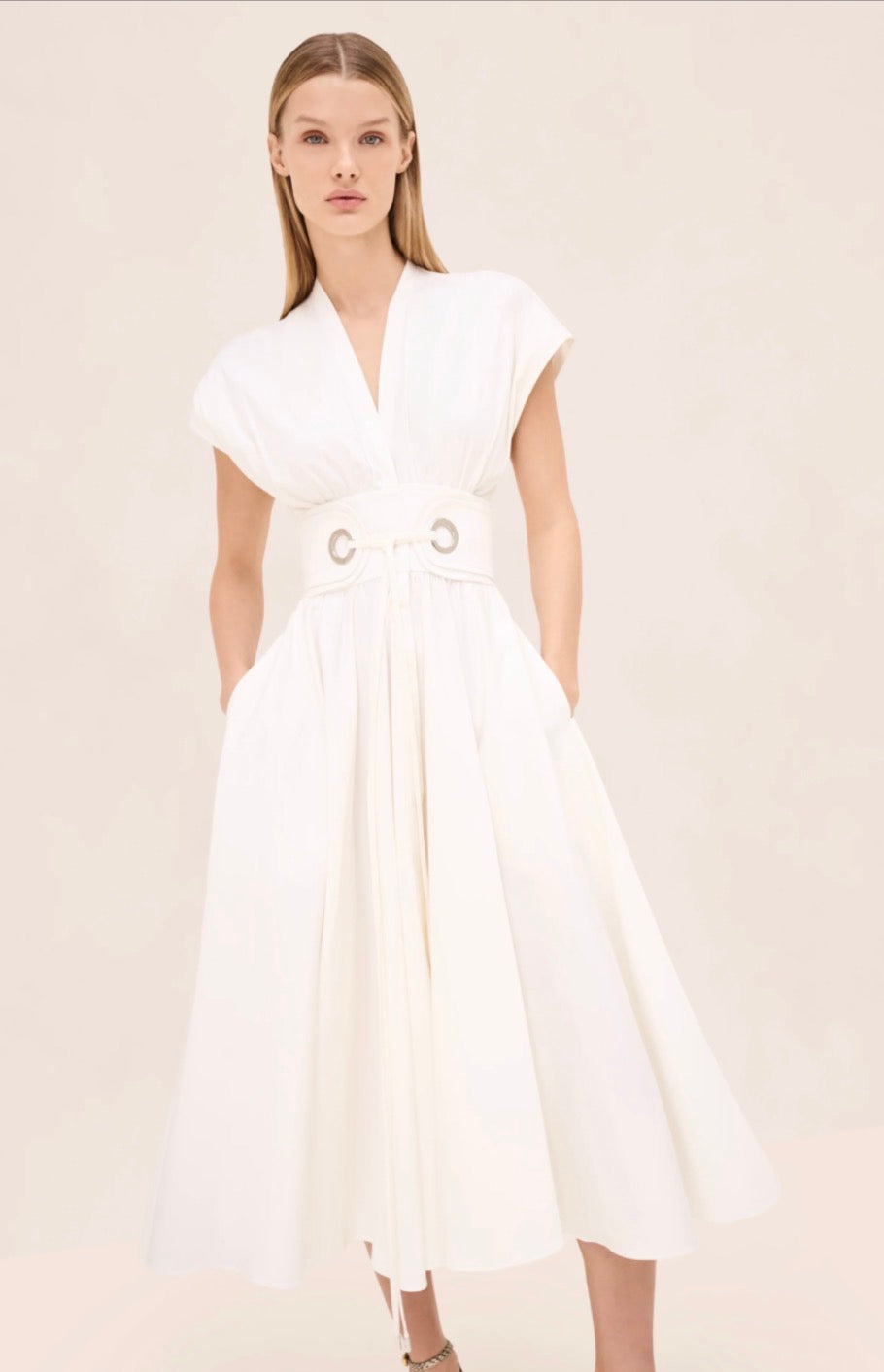 Al1132 Riviera Dress - White