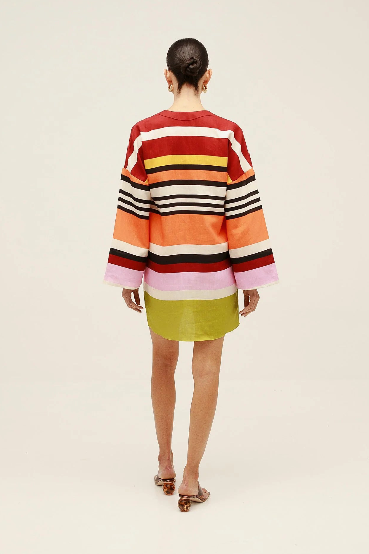 Ca415 Striped Tunic Dress