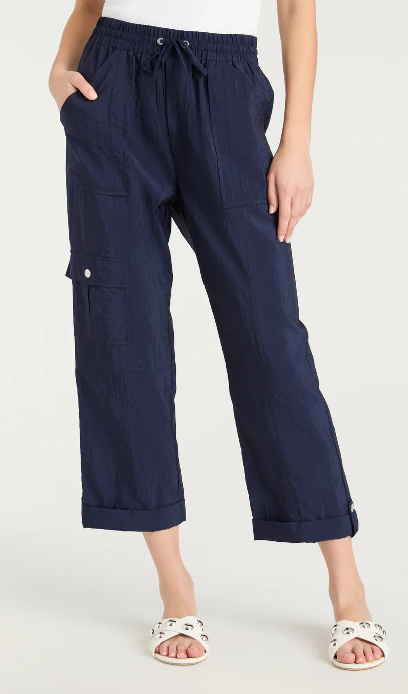 Cizp5130 Navy Cropped Pant