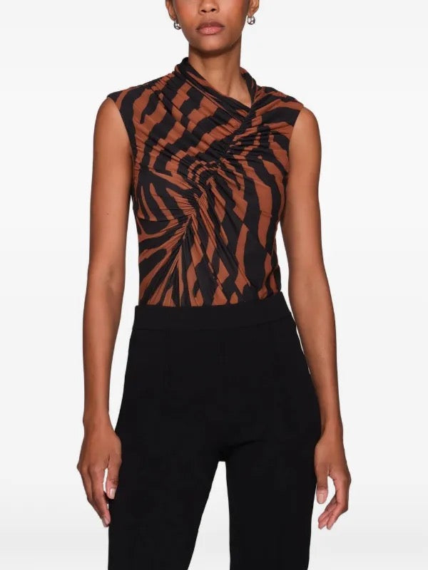 Et6984 Tiger Stripe Bodysuit