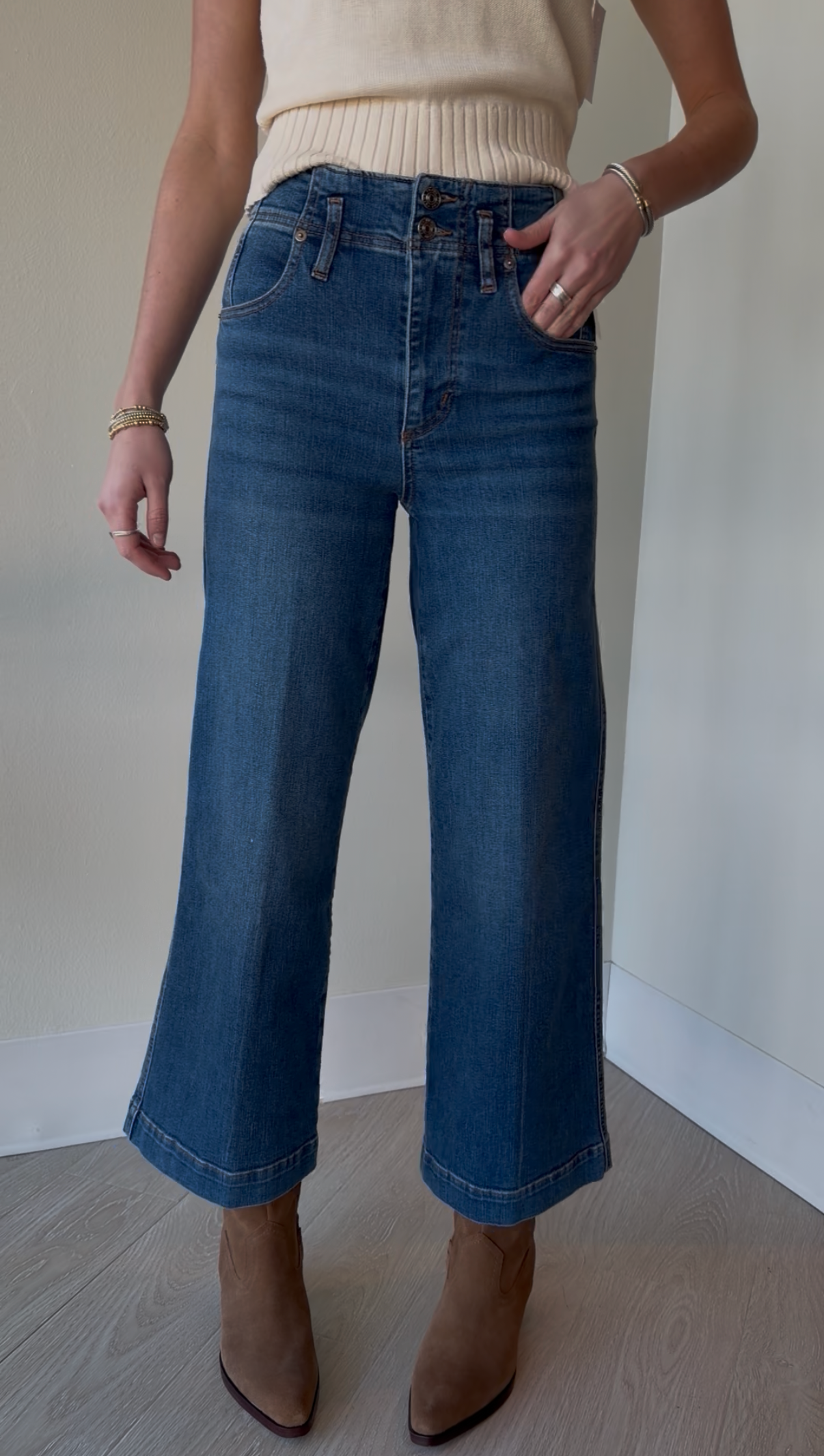 Fr2063814 Wide Trouser Crop - Charity