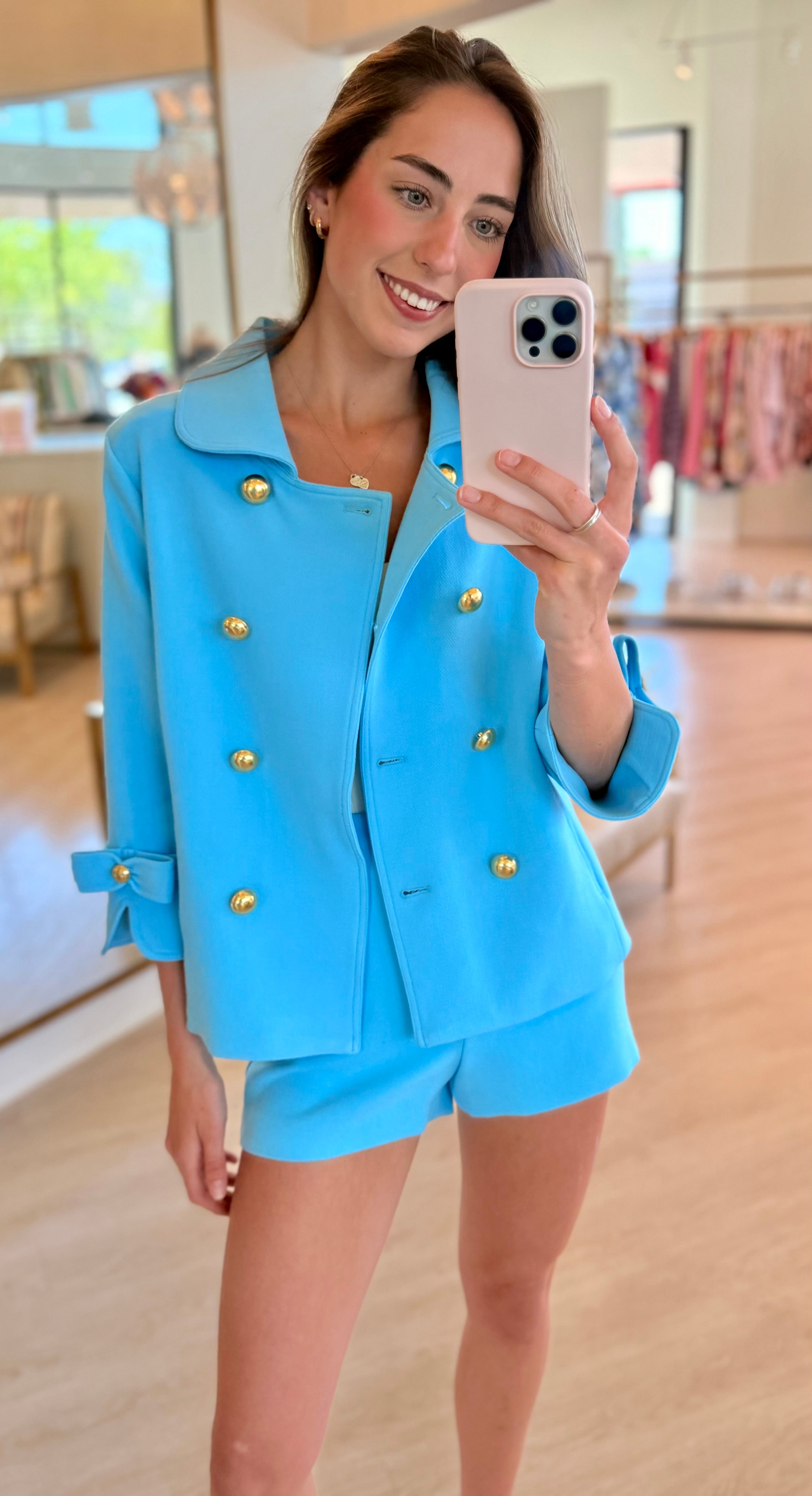Pa516 Turquoise Short
