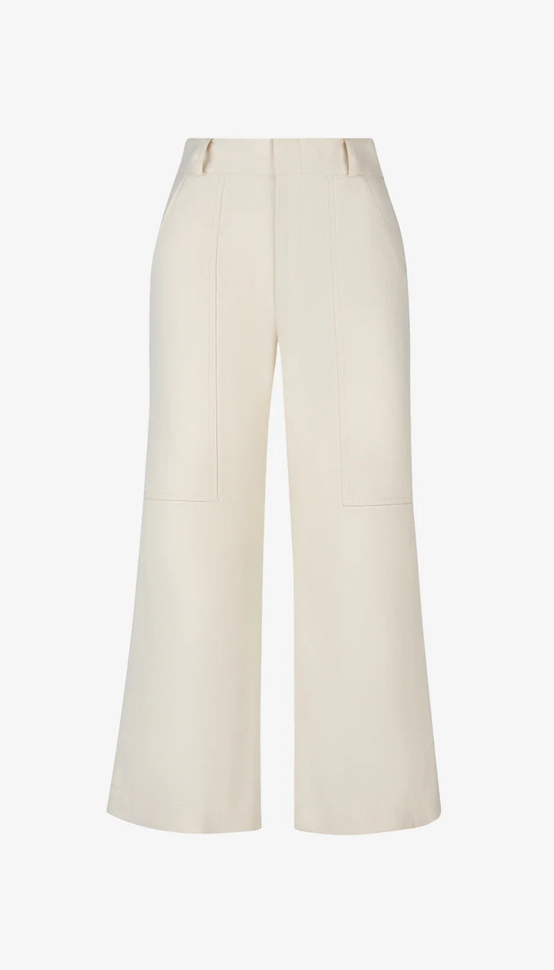 Sm26005 Cream Culotte Pants