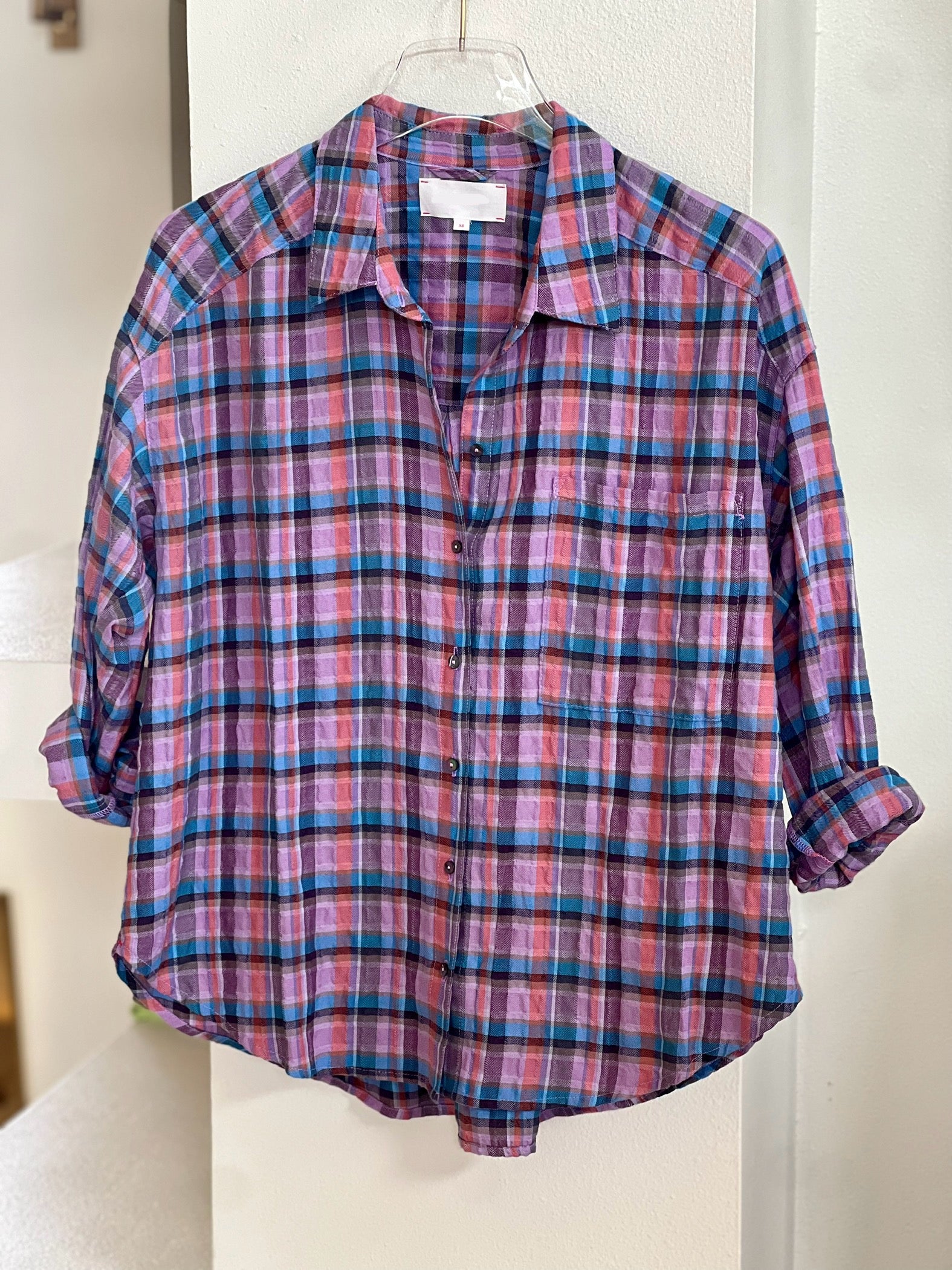 Xix5wtp000 Plaid Top
