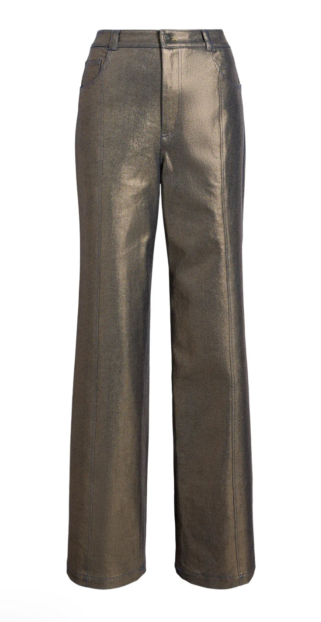 Ci8518 Cinq A Sept Gold Francine Pant