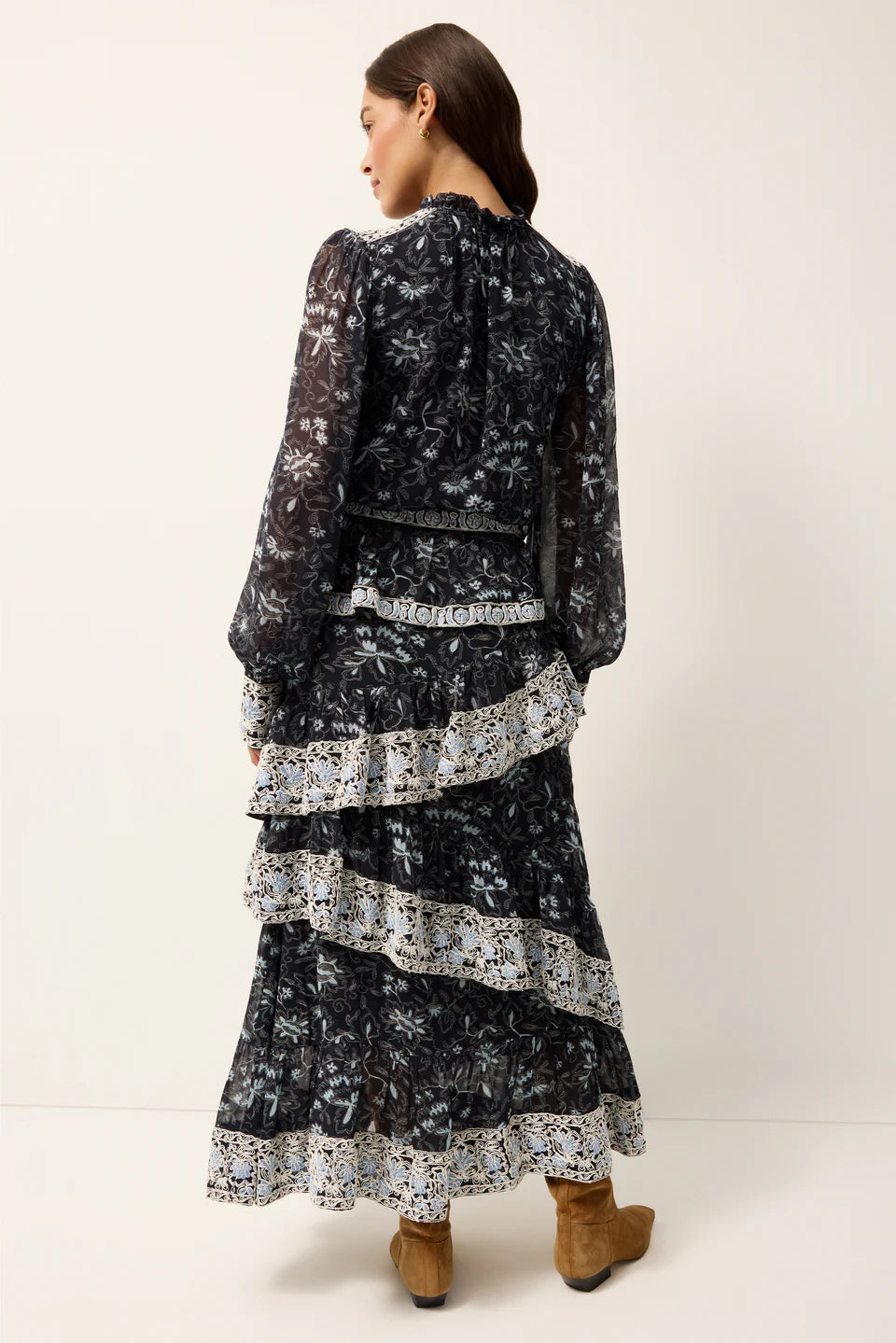 Ma533 Ditsy Floral Blouse