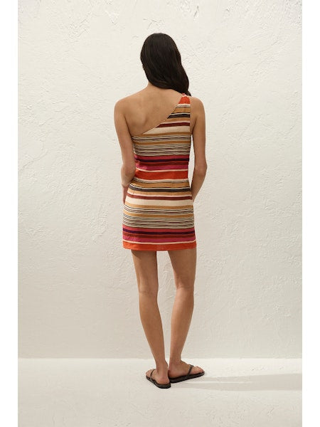 Faf4794 Amber Stripe Mini Dress