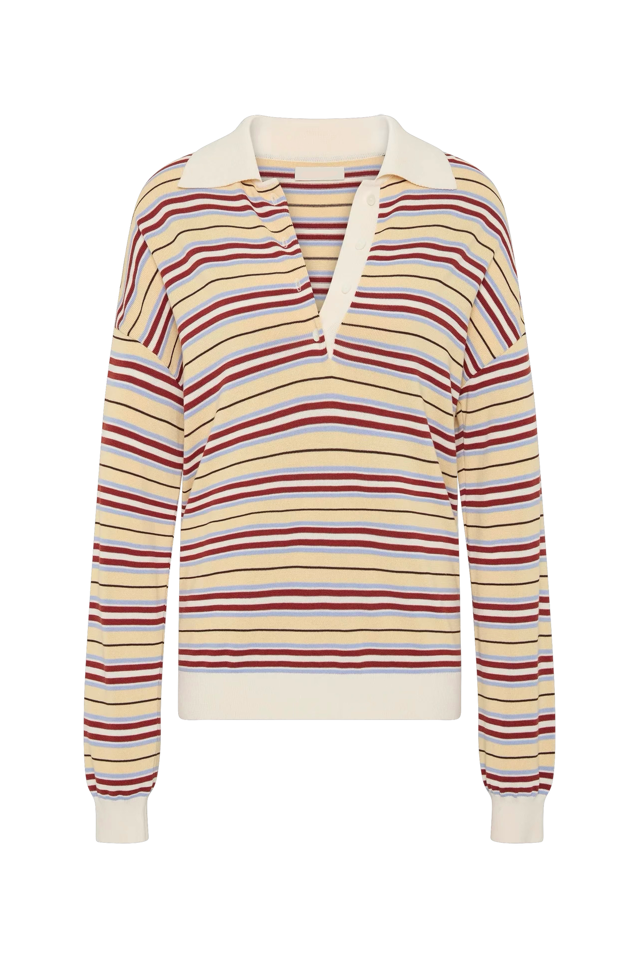 Fa380 Stripe Polo Tee