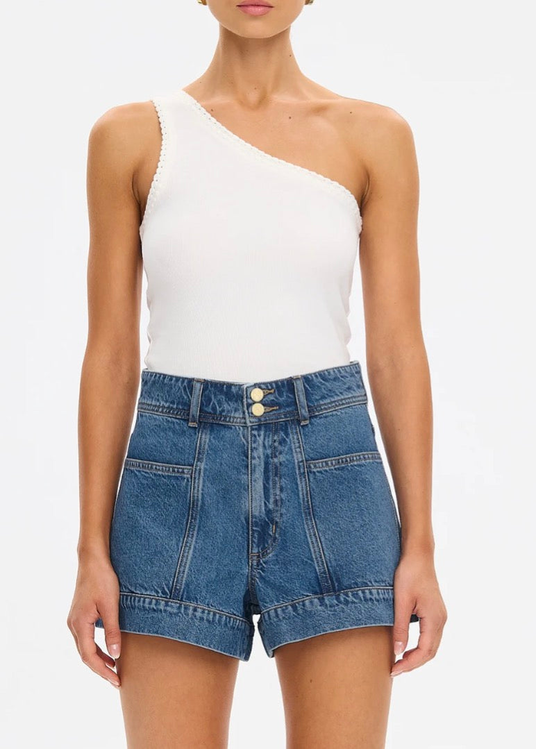 Ki223 Blue Denim Shorts