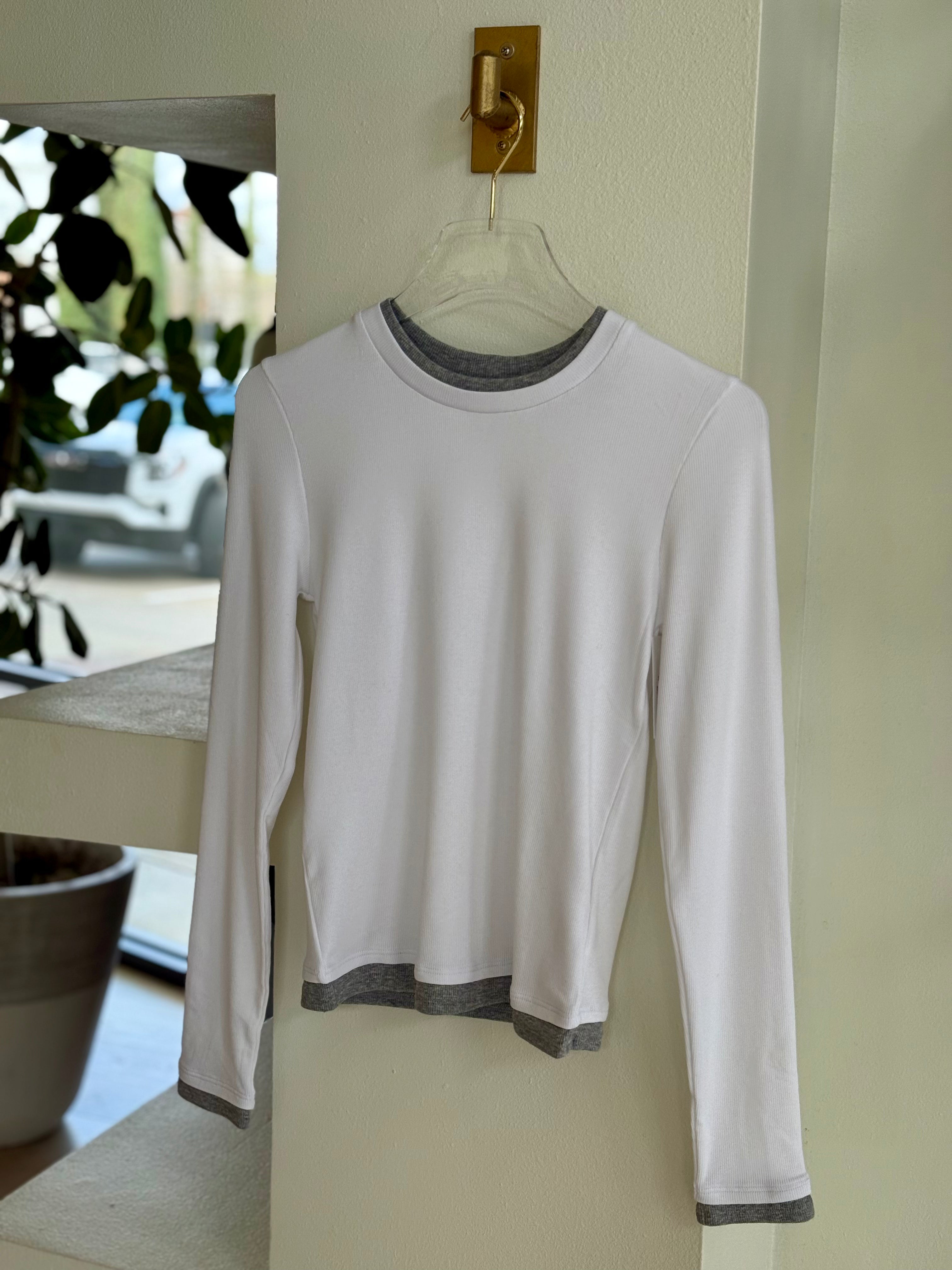 Venova Layered Tshirt - White