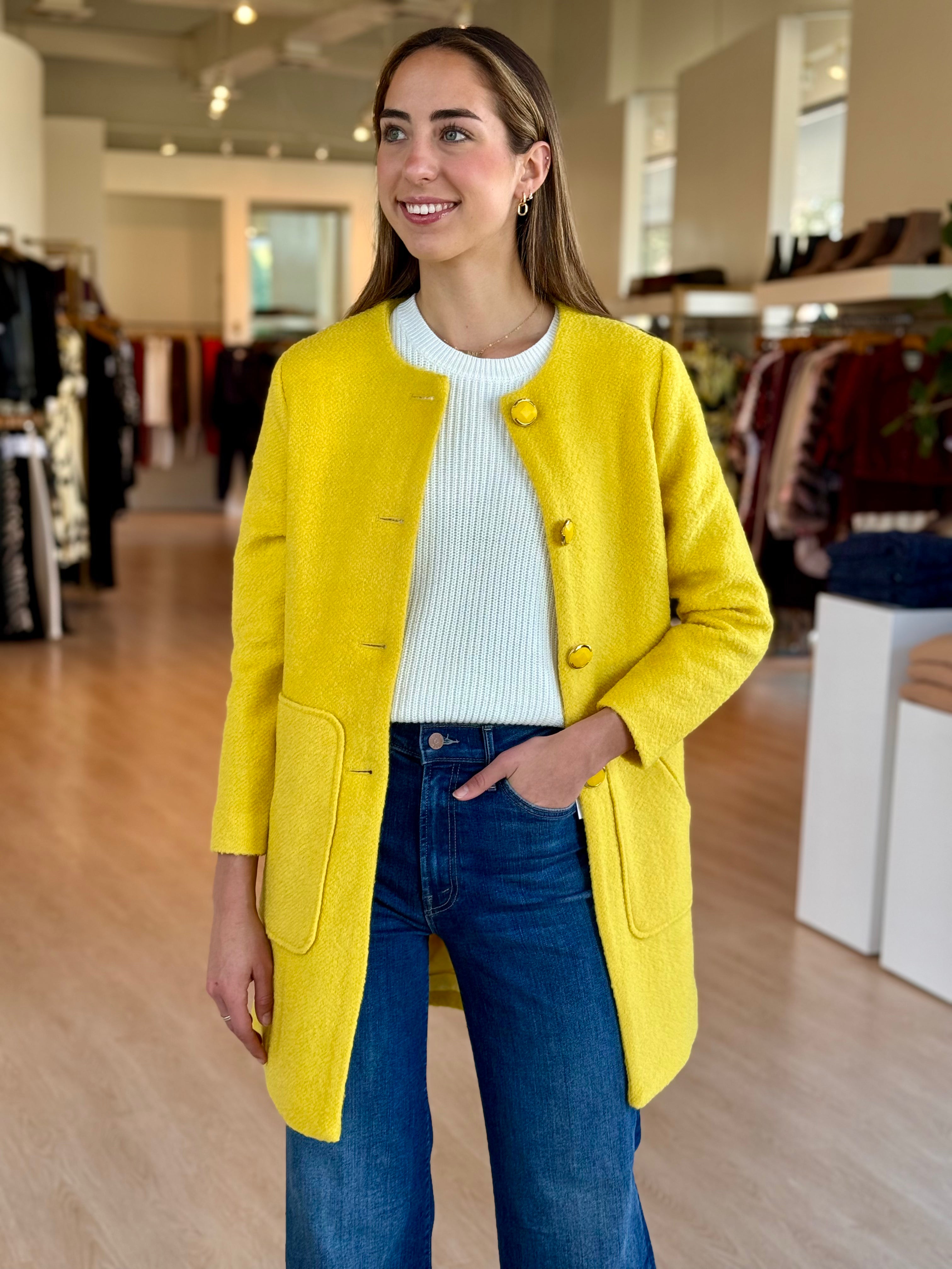 Pa170 Jackie Coat - Gold