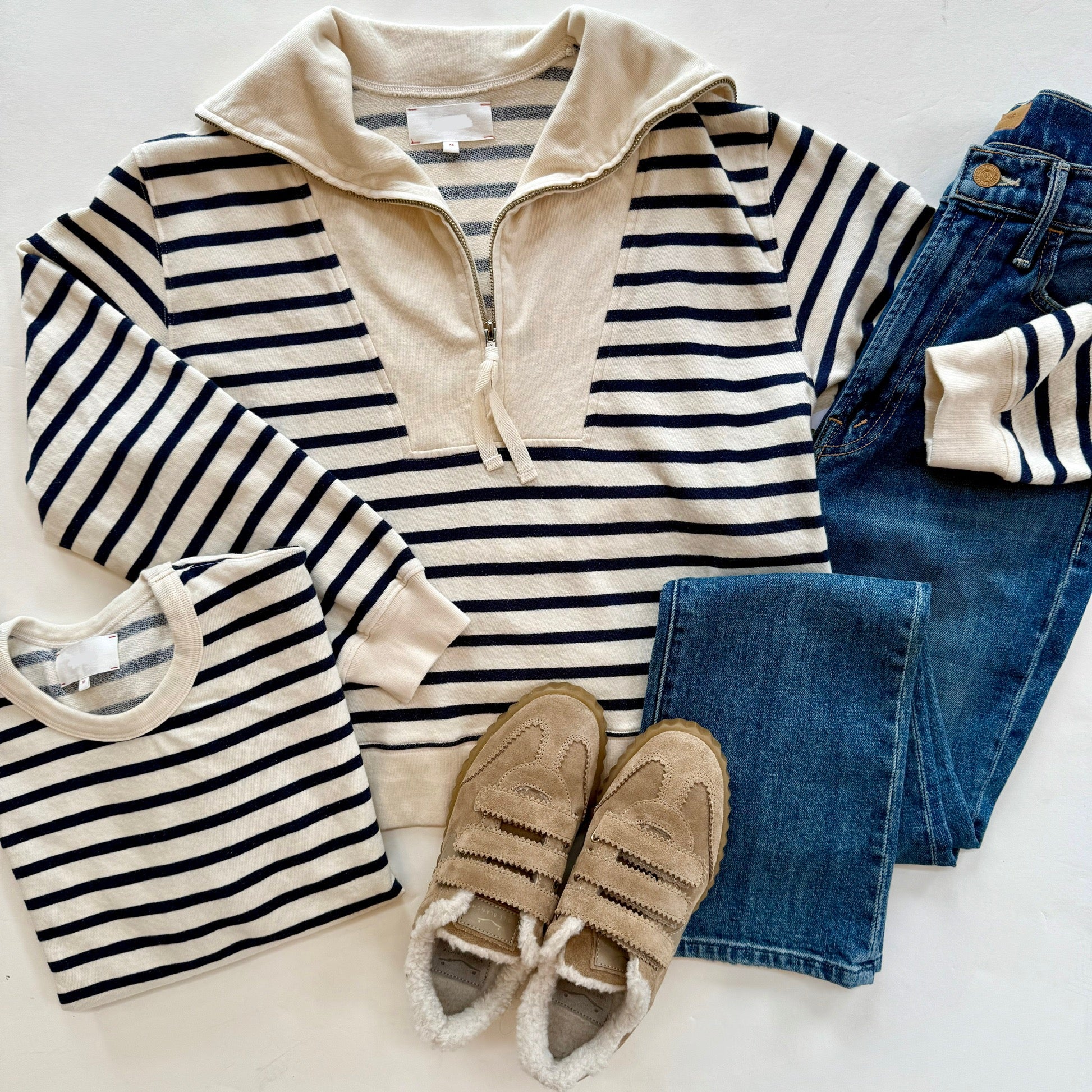 Xix6bst047 Stripe Sweatshirt