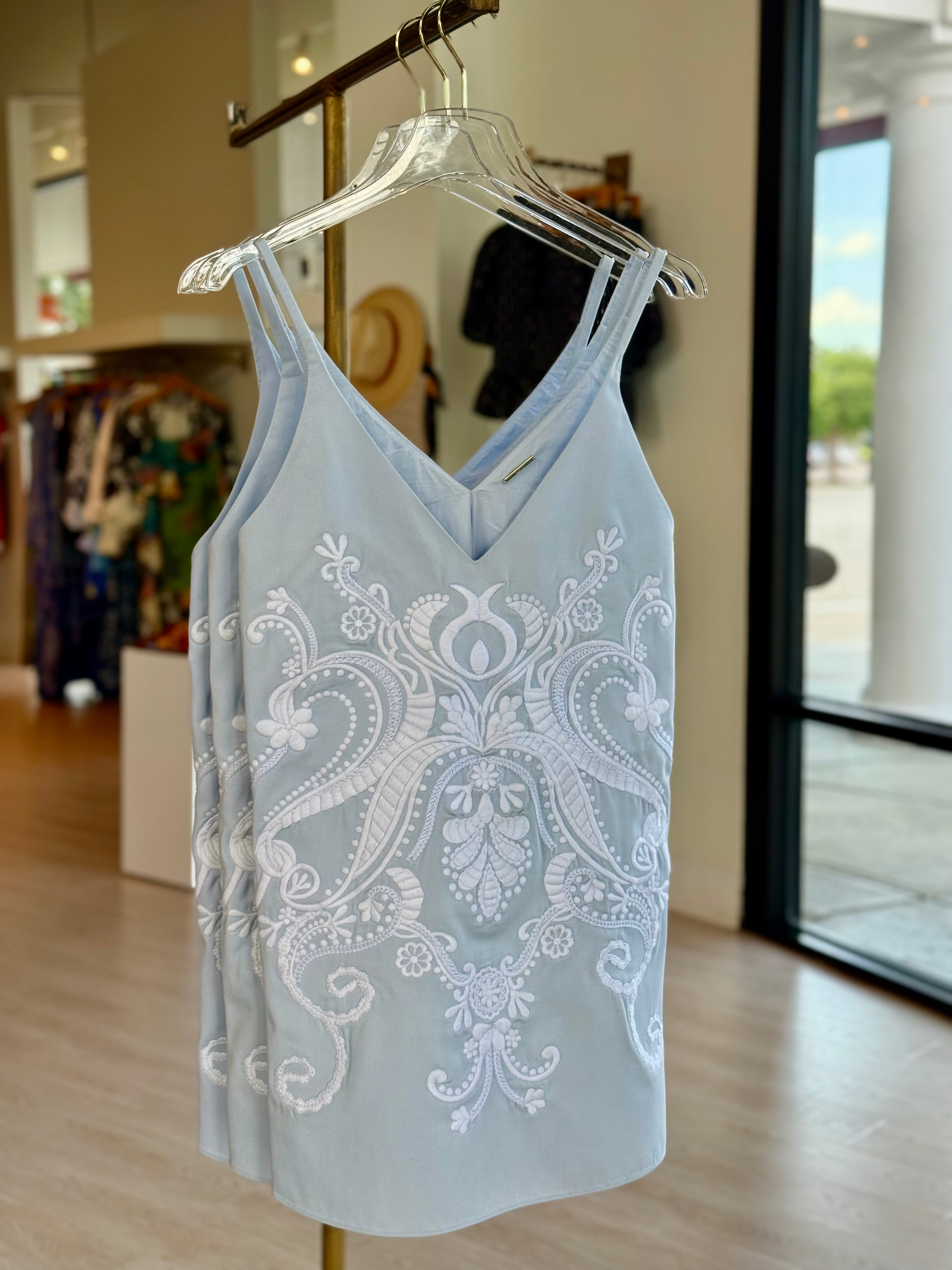 Al0424 Maya Dress - Light Blue Rhapsody