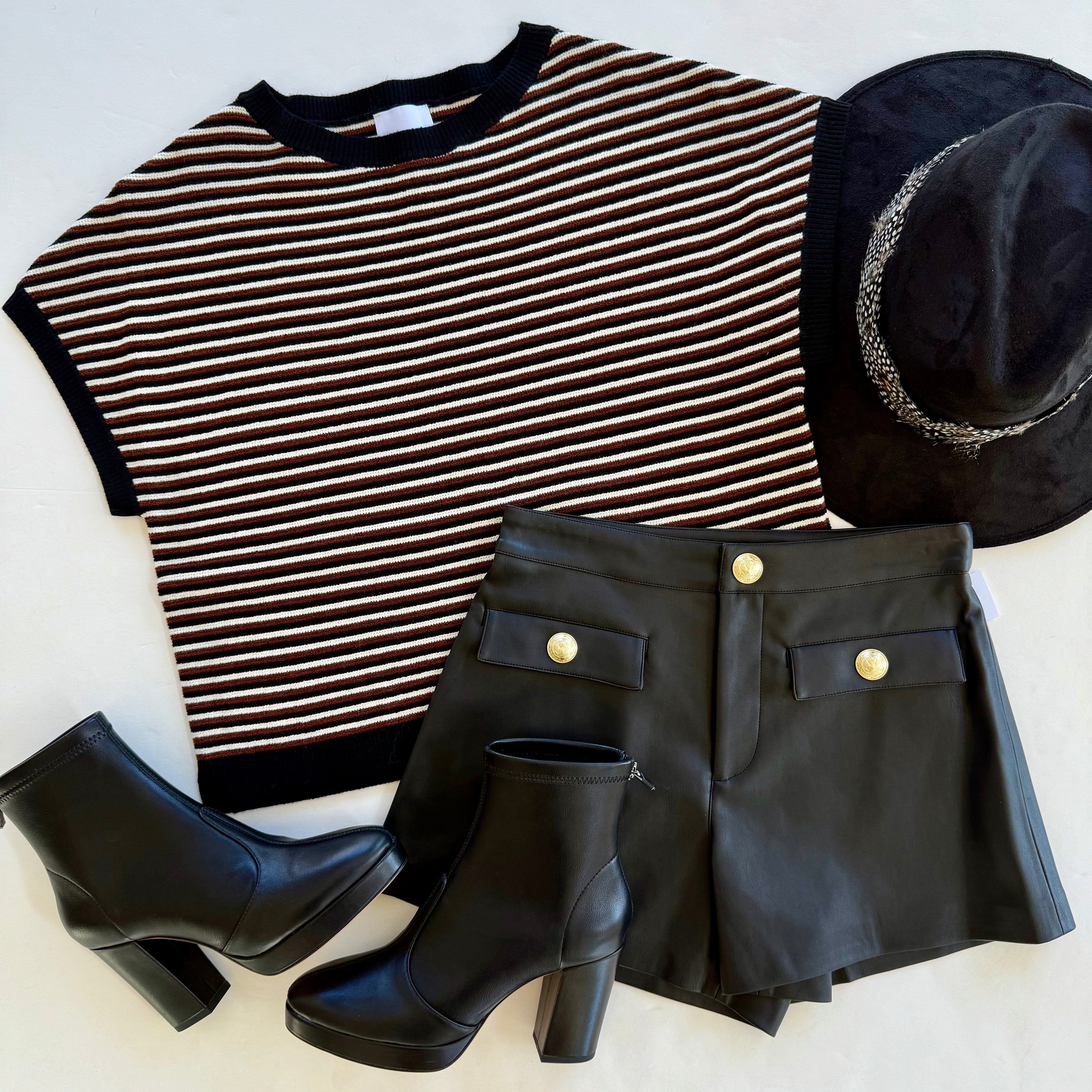 Su228 Striped Sweater