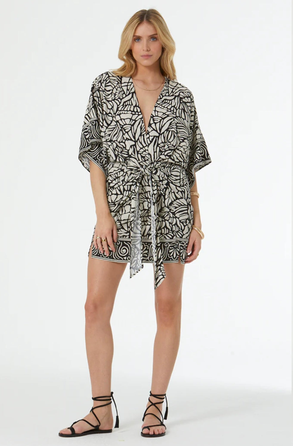 Yfb31018 Shell Wrap Dress